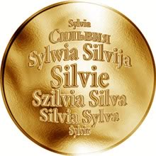 Náhled Reverzní strany - Česká jména - Sylva - zlatá medaile