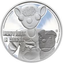 Náhled Averzní strany - Stříbrná mince 1 NZD Hurvínek a Žeryk Proof