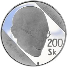 Náhled - 1995 - 200 Sk 100. výročí narození Mikuláše Galandy  b.k.