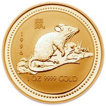 Náhled - 1996 Rat 1 Oz Australian gold coin