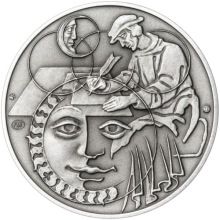 Cyprián Karásek ze Lvovic - 500. výročí narození stříbro antik