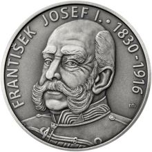 František Josef I. - 100. výročí úmrtí stříbro antik