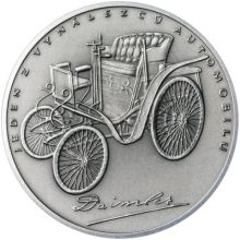 Gottlieb Daimler - 180. výročí narození stříbro antik