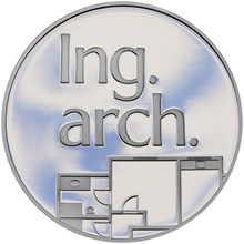 Ing. arch. - Titulární Medaille stříbrná