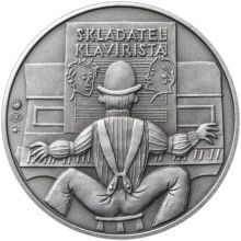 Jiří Šlitr - 90. výročí narození stříbro antik