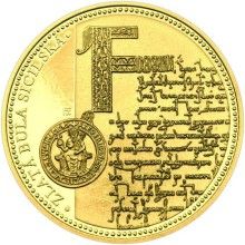 Zlatá bula sicilská - 805. výročí vydání zlato b.k.