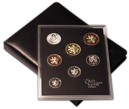 Náhled - Sada oběžných mincí 2012 - proof kůže