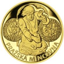 Prag Münze - zlato 1 Oz Proof