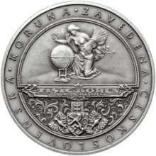 Zavedení československé koruny  - 95. výročí stříbro antik