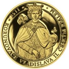 Korunovace Vladislava II českým králem - zlato Proof