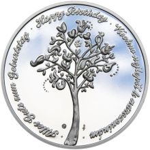 Náhled - Medaile k životnímu výročí 35 let - 1 Oz stříbro Proof
