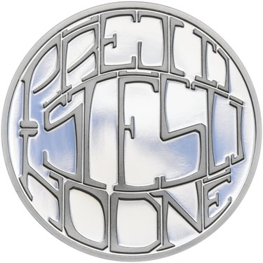 Náhled Reverzní strany - PENÍZE – Ryzí přání II - velká stříbrná medaile 1 Oz