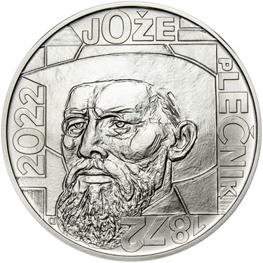 Náhled Reverzní strany - 2022 b.k. - 200 Kč Jože Plečnik