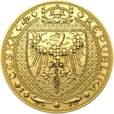 Náhled Reverzní strany - Nejkrásnější medailon III. Císař a král - 1 kg Au b.k.