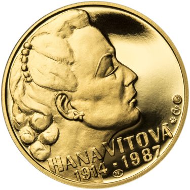 Náhled Averzní strany - Hana Vítová - 100. výročí narození zlato b.k.