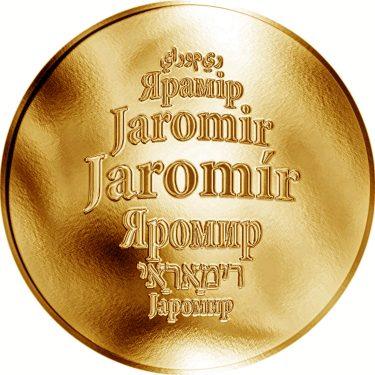 Náhled Averzní strany - Česká jména - Jaromír - zlatá medaile