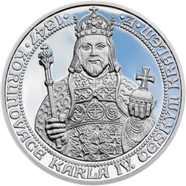 Náhled Reverzní strany - 660 let od Korunovace Karla IV. českým králem - Ag Proof