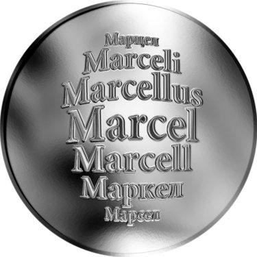 Náhled Averzní strany - Česká jména - Marcel - stříbrná medaile